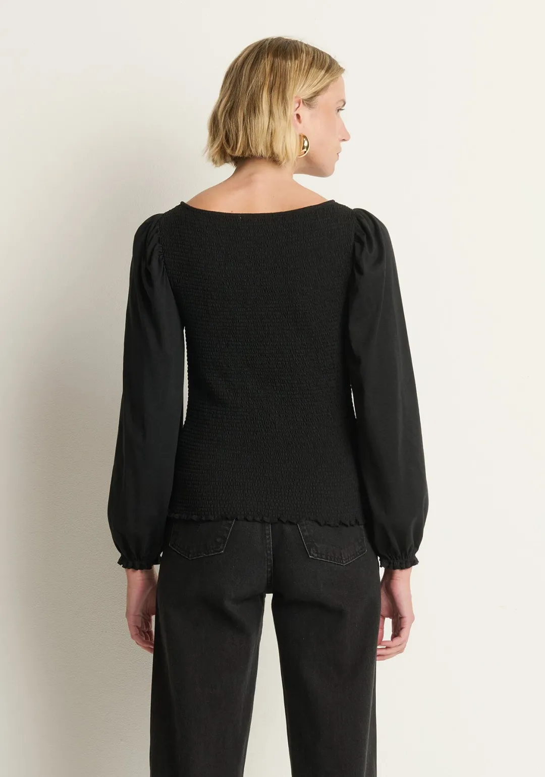 Aidan Smocked Blouse