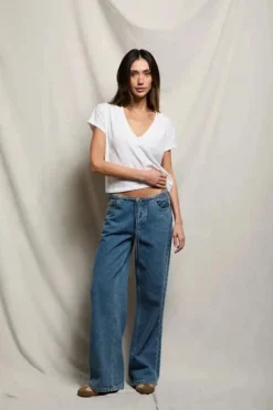 Alanis Recycled V-Neck Tee