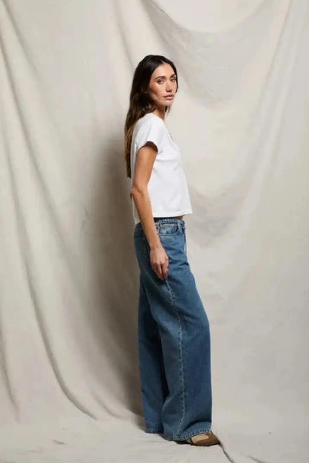 Alanis Recycled V-Neck Tee