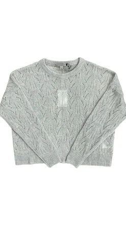 Allover Pointelle Crew