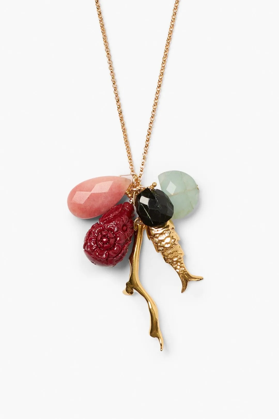 Anemone Charm Necklace