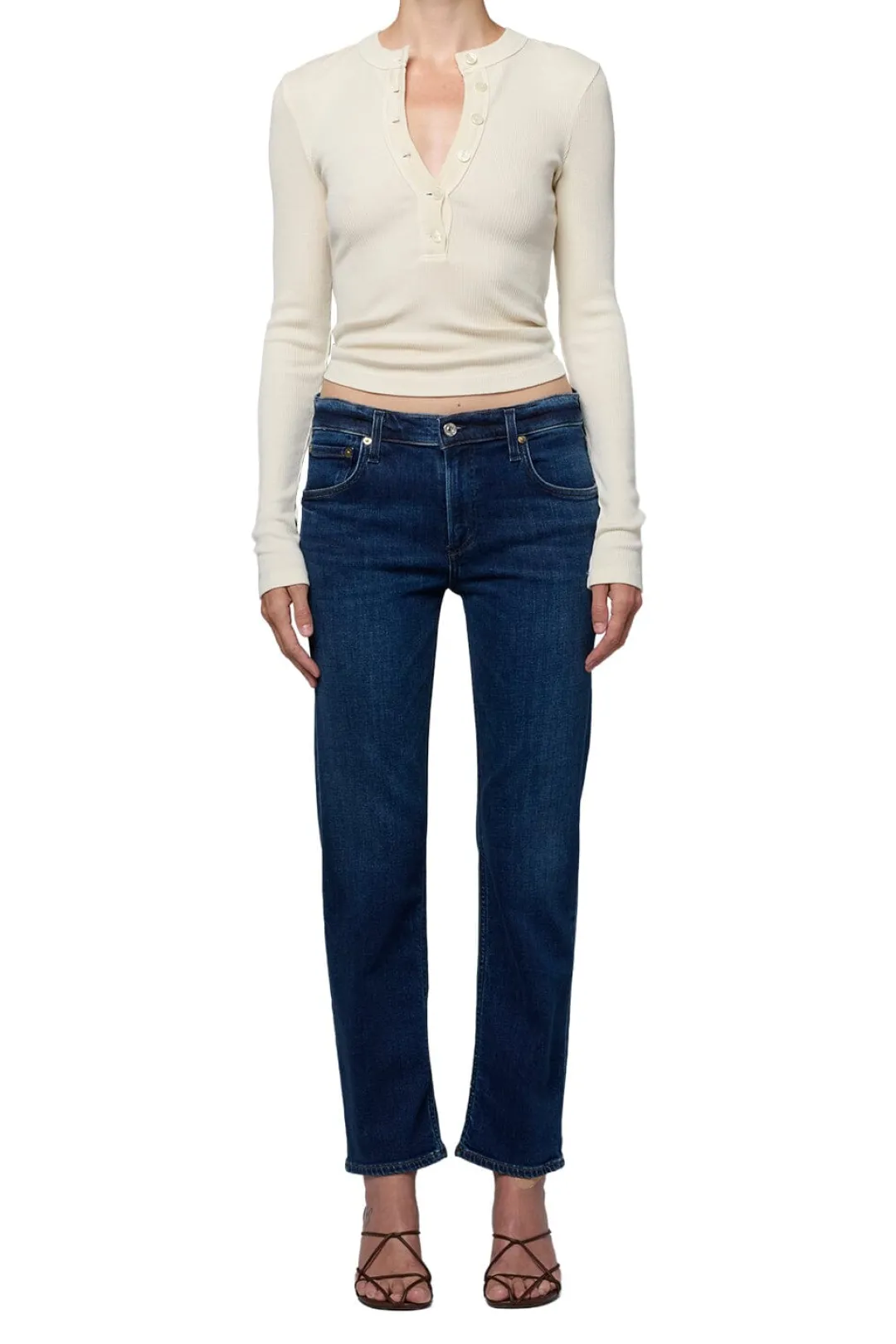 Anissa Low Rise Straight Jeans