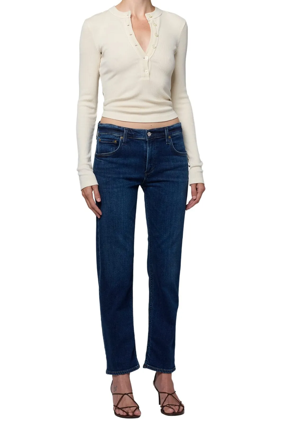Anissa Low Rise Straight Jeans