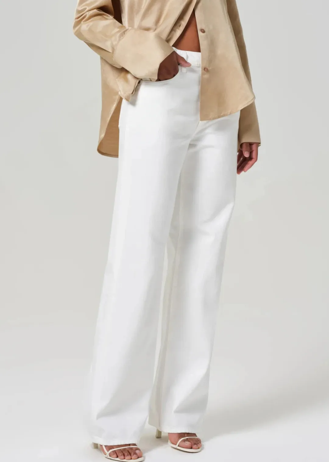 Annina 30" Jeans in Soft White