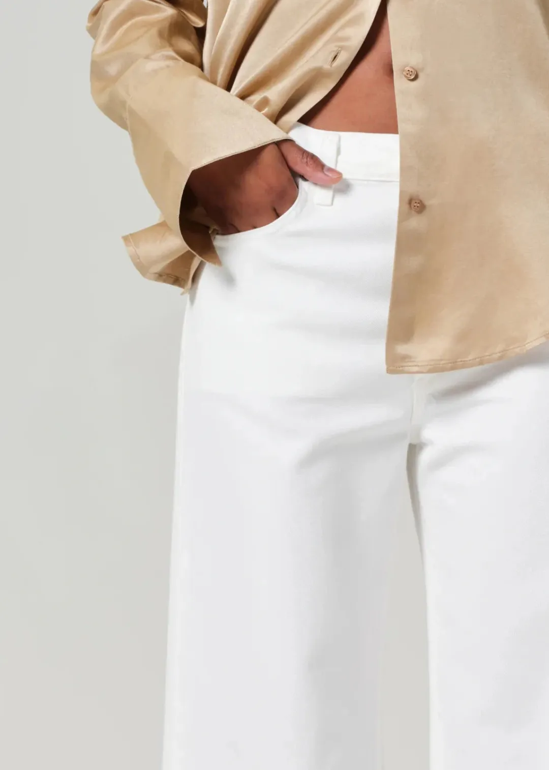 Annina 30" Jeans in Soft White