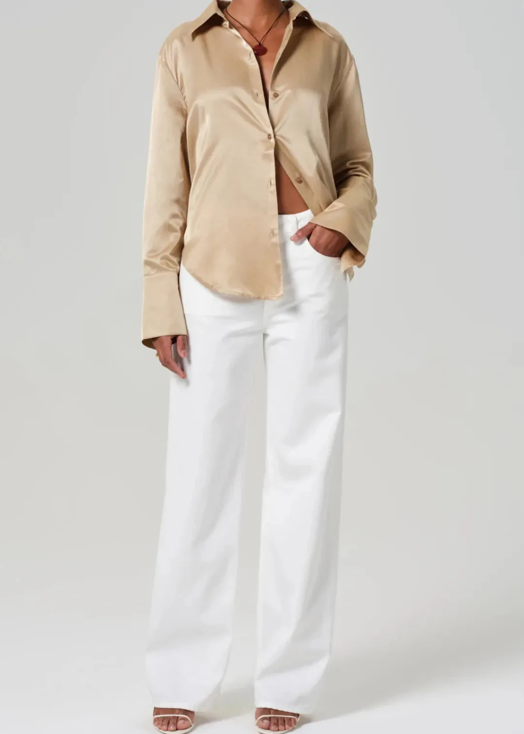 Annina 30" Jeans in Soft White