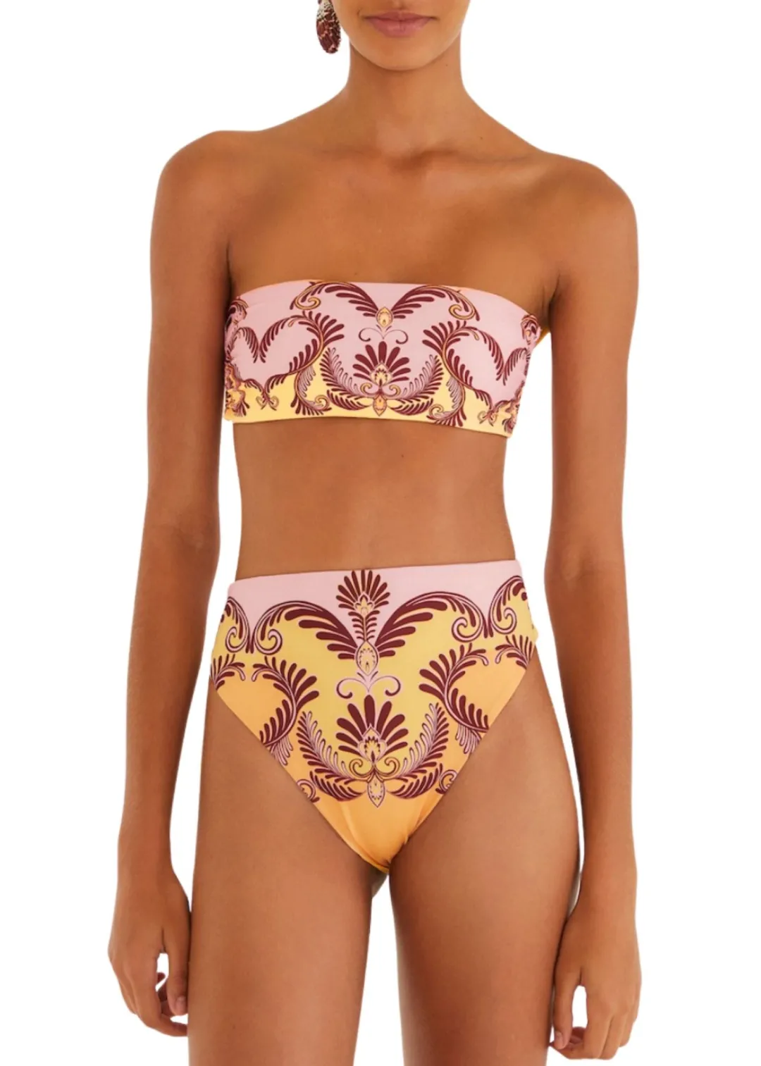 Arabesc Bandeau Bikini Top