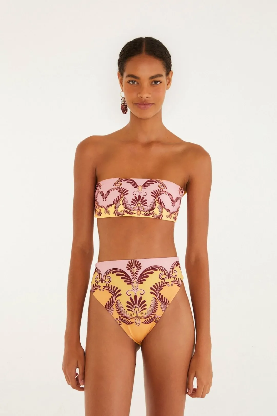 Arabesc Bandeau Bikini Top