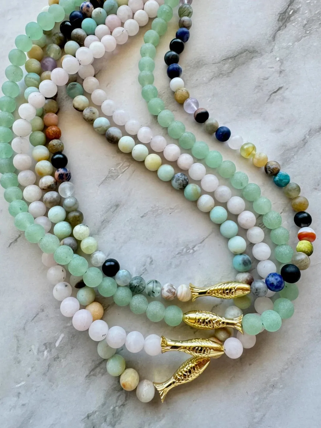 Ashia Beaded Fish Necklace