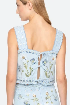 Audra Embroidery Top