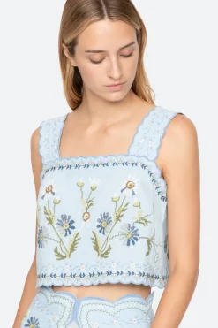 Audra Embroidery Top