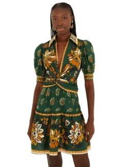 Ayla Green Mini Dress