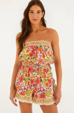 Banana Flowers Mini Romper