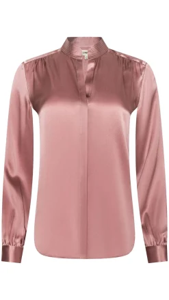 Bianca Band Collar Blouse