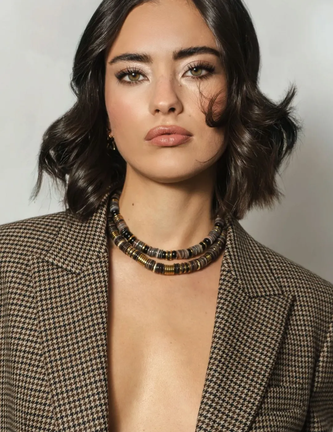 Brown Sea Shell Puka Necklace