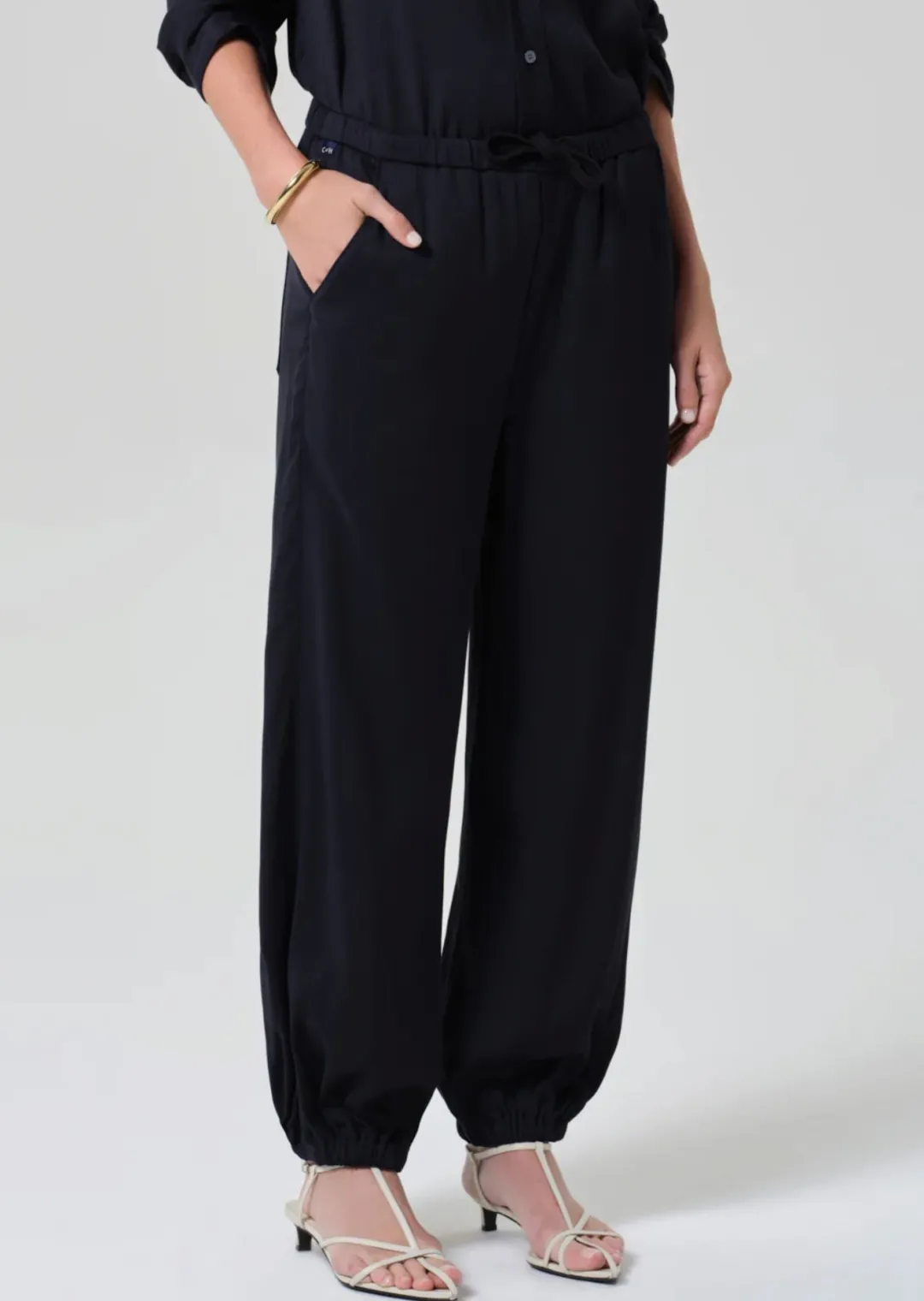 Bubble Pull On Twill Pant