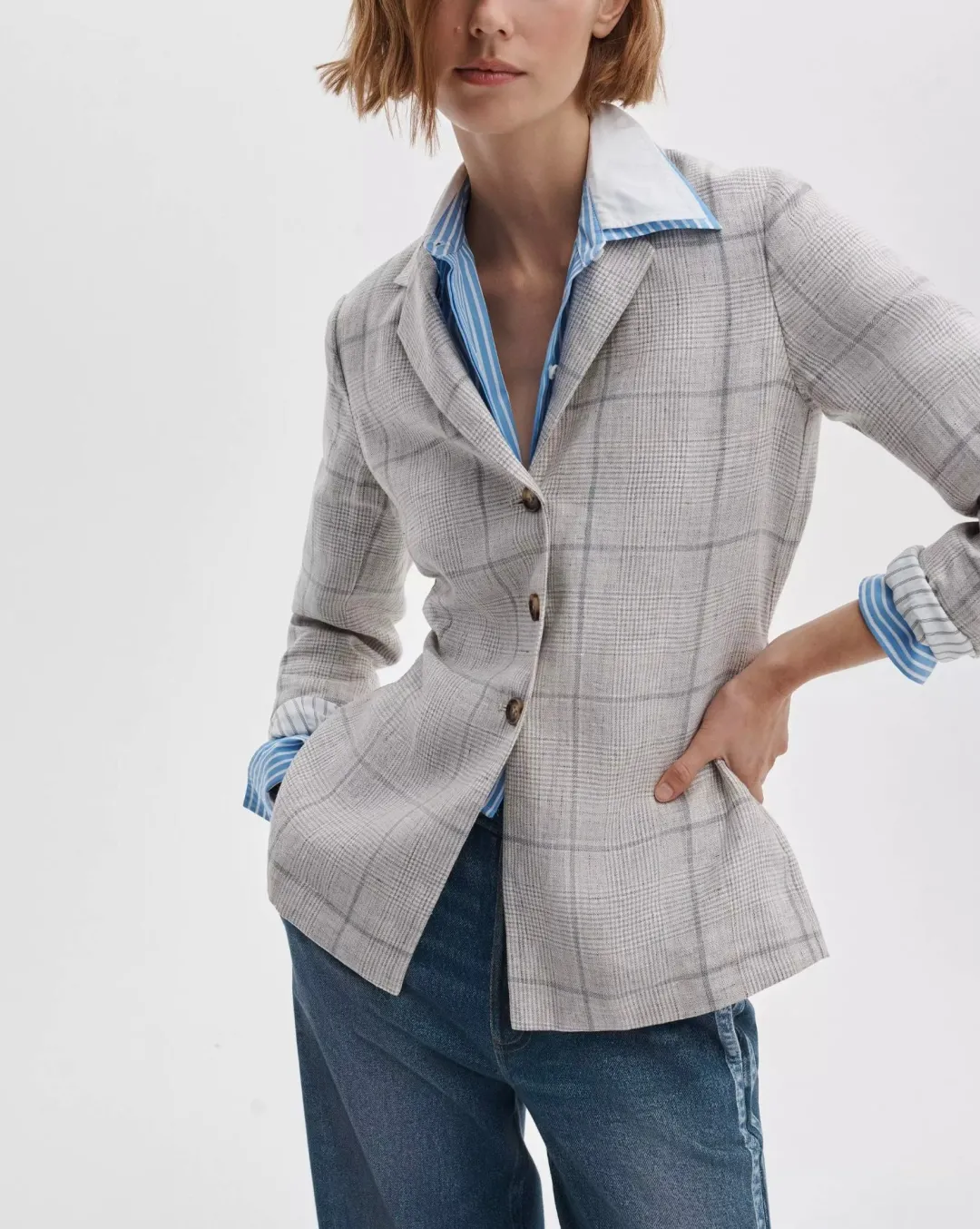 Chappell Plaid Blazer