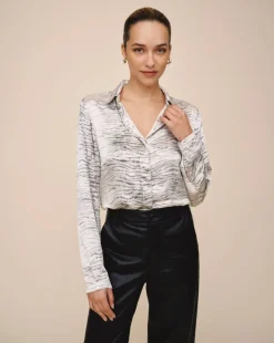 Clean Hidden Placket Shirt