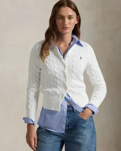 Cotton Crewneck Cardigan