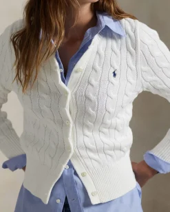 Cotton Crewneck Cardigan