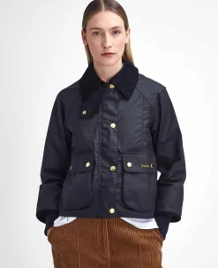 Cropped Beadnell Waxed Jacket