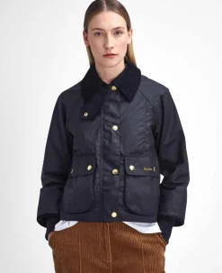 Cropped Beadnell Waxed Jacket