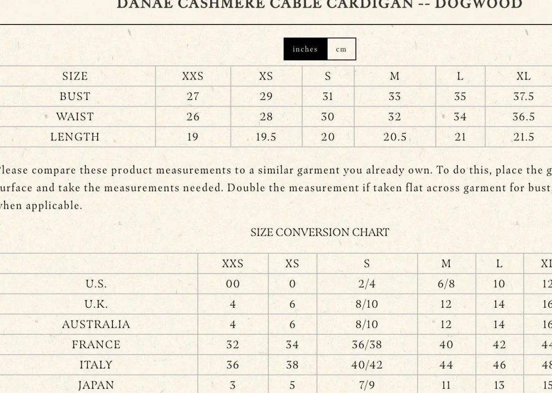 Danae Cashmere Cardigan