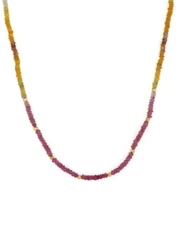 Delicate Sapphire Beaded Chain