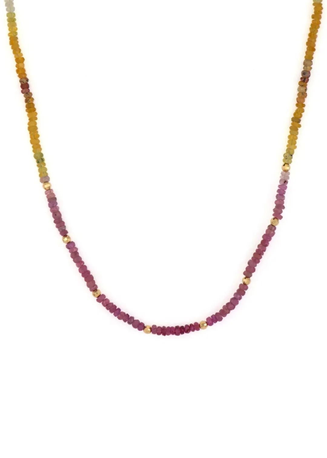 Delicate Sapphire Beaded Chain