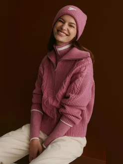 Didi Relaxed Cable Half Zip