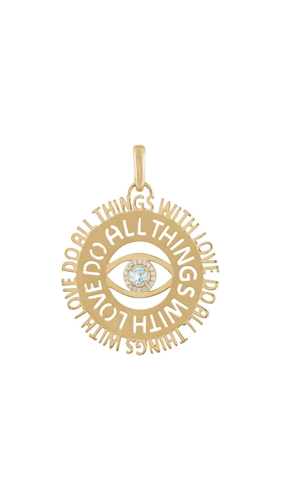 Do All Things With Love Pendant