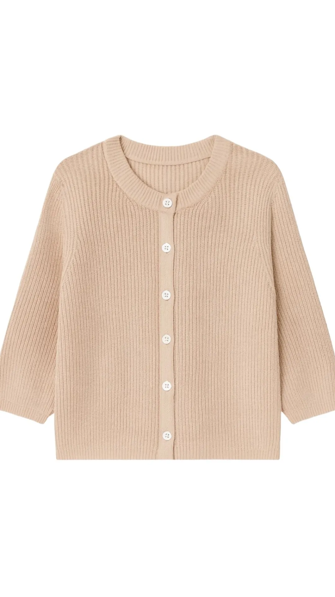 Elbow Sleeve Shaker Cardigan