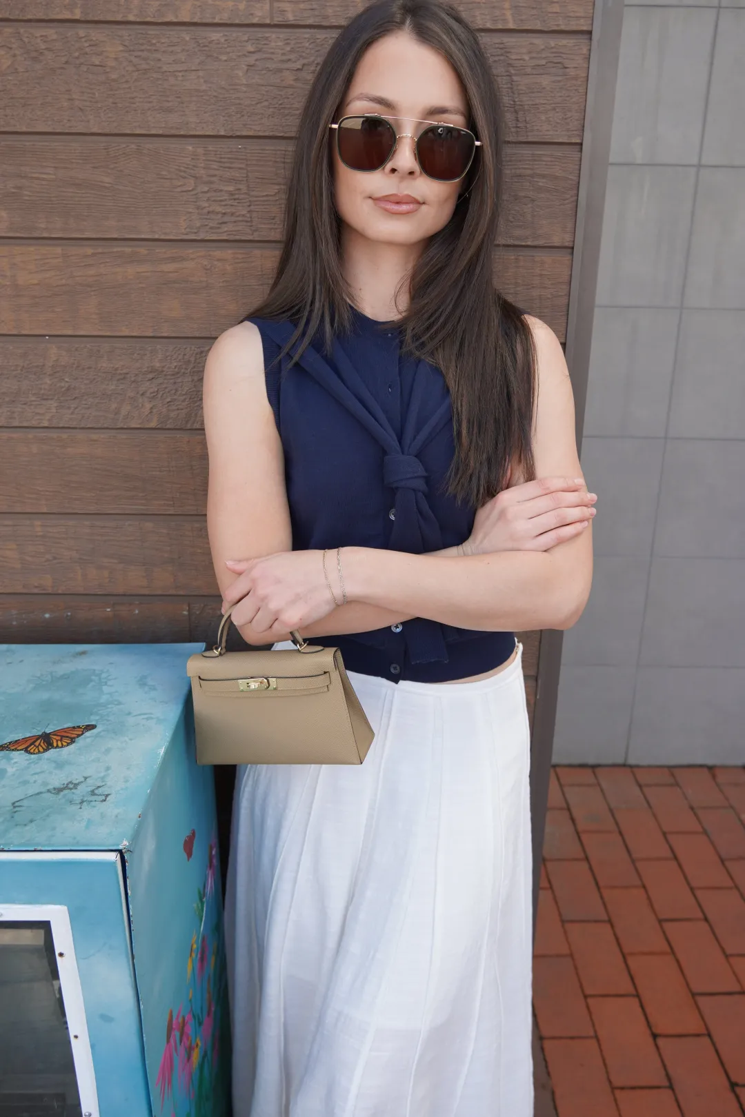 Elsie Pleated Seam Skirt