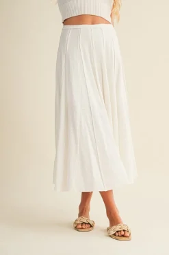 Elsie Pleated Seam Skirt