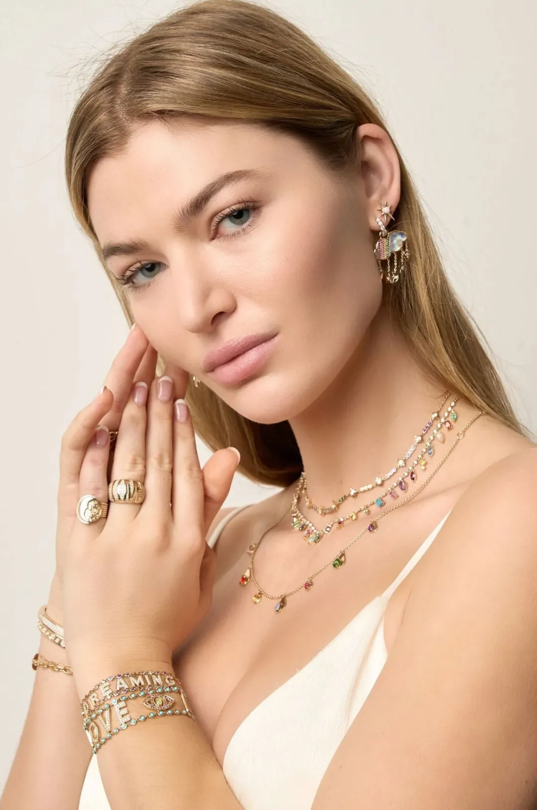 EP Collar Necklace Rainbow