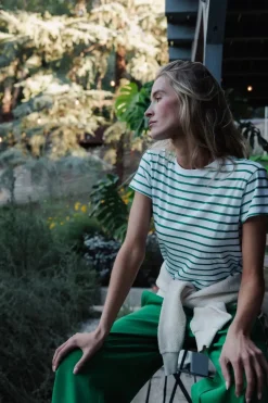 Everett Stripe Boxy Tee