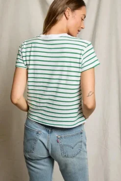 Everett Stripe Boxy Tee