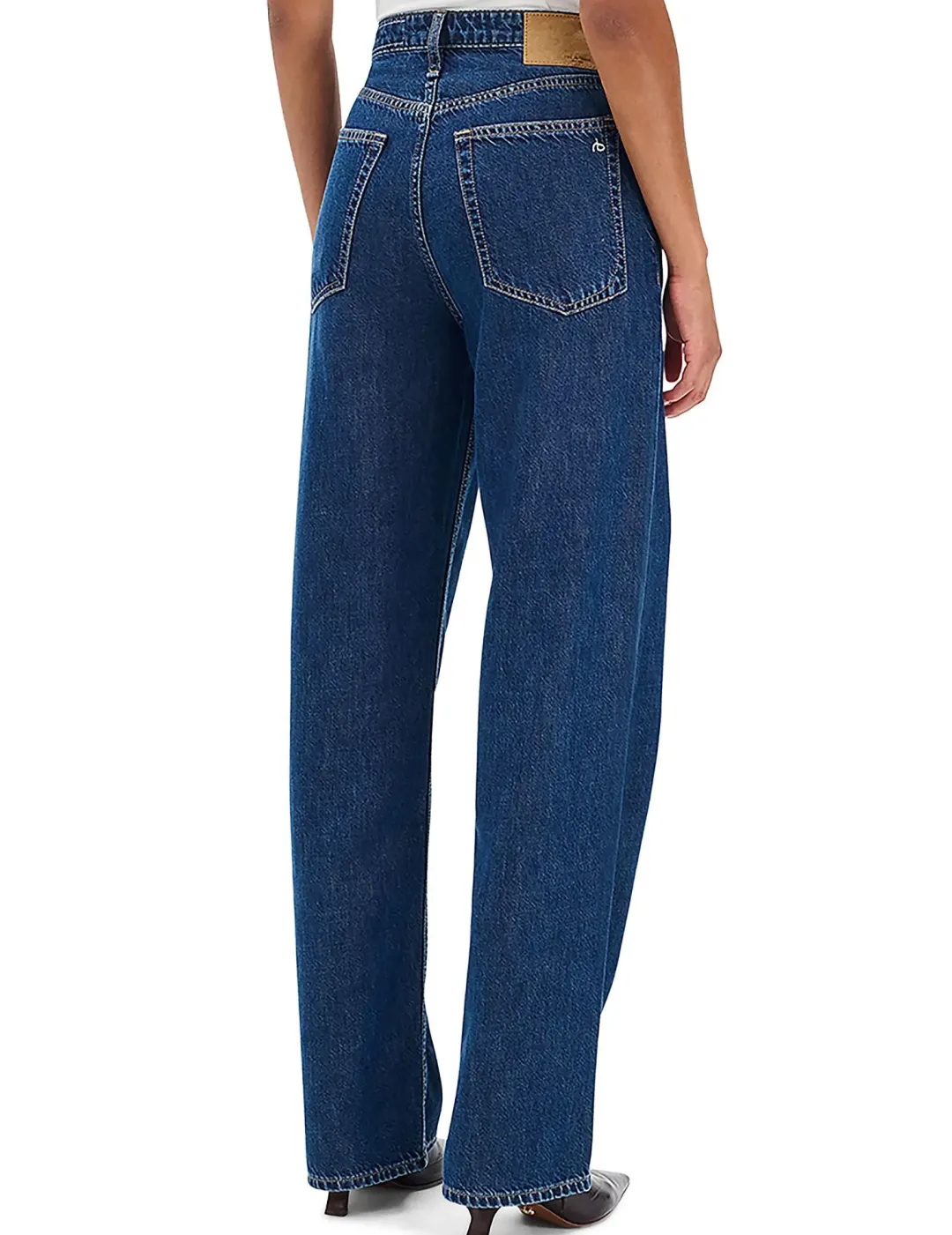 Featherweight Logan Mid Rise Wide Leg Jeans