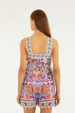 Flower Tiles Romper