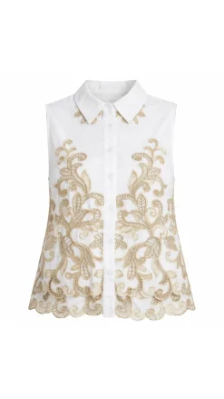 Francen Embroidered Top