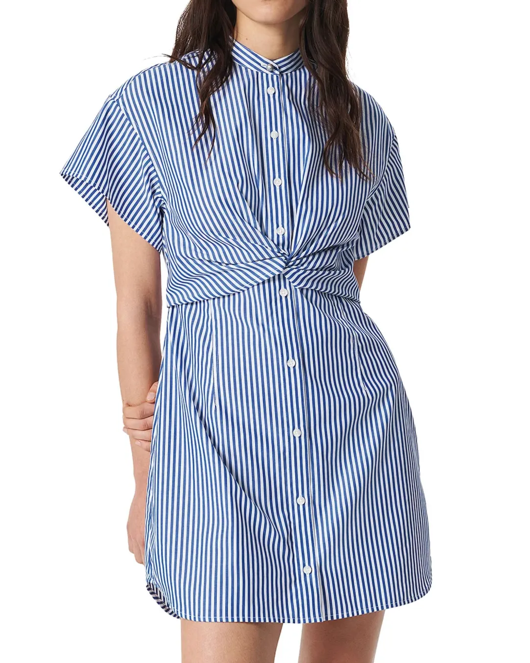 Gretchen Stripe Poplin Dress