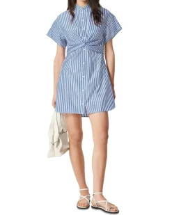 Gretchen Stripe Poplin Dress