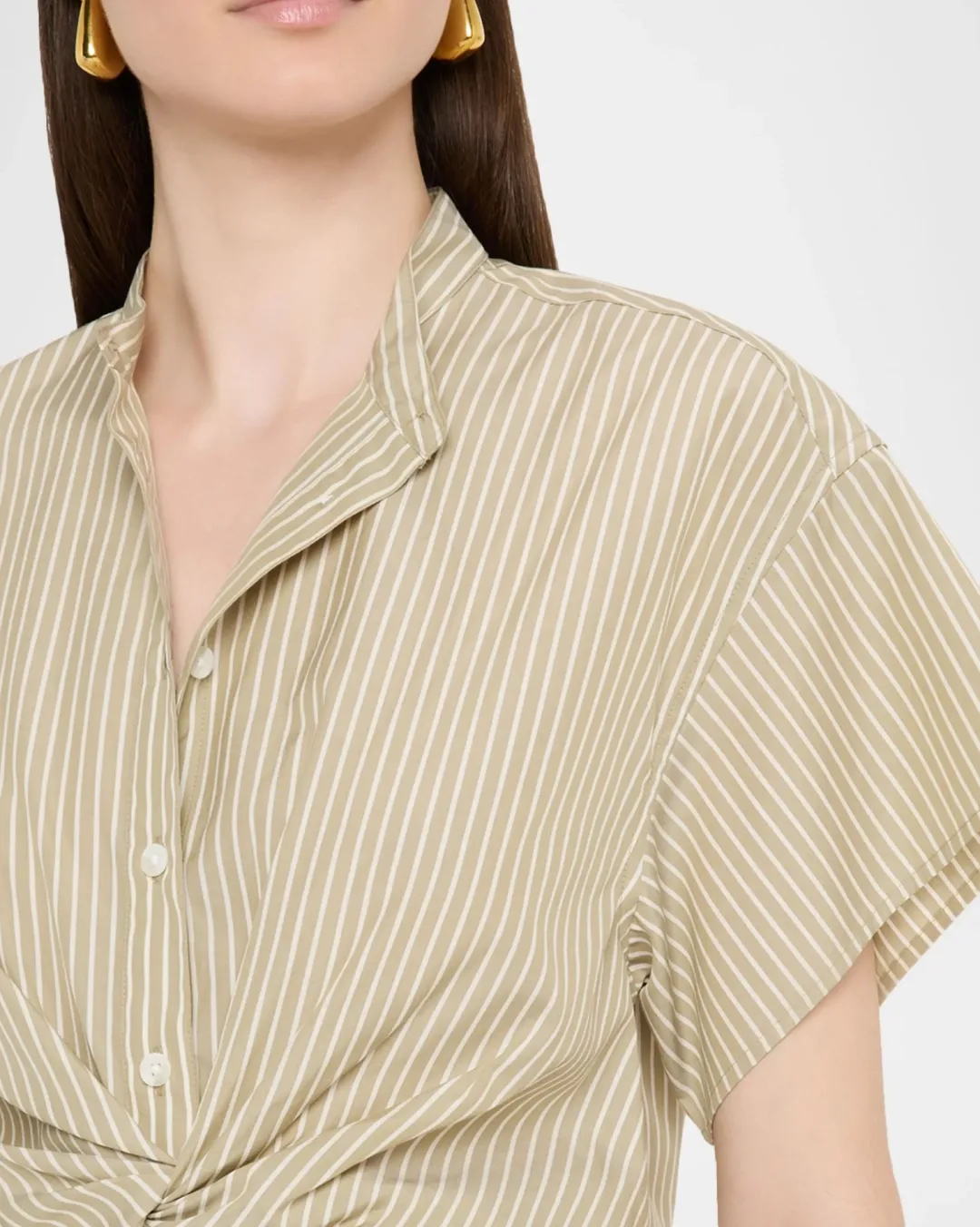 Gretchen Stripe Poplin Shirt