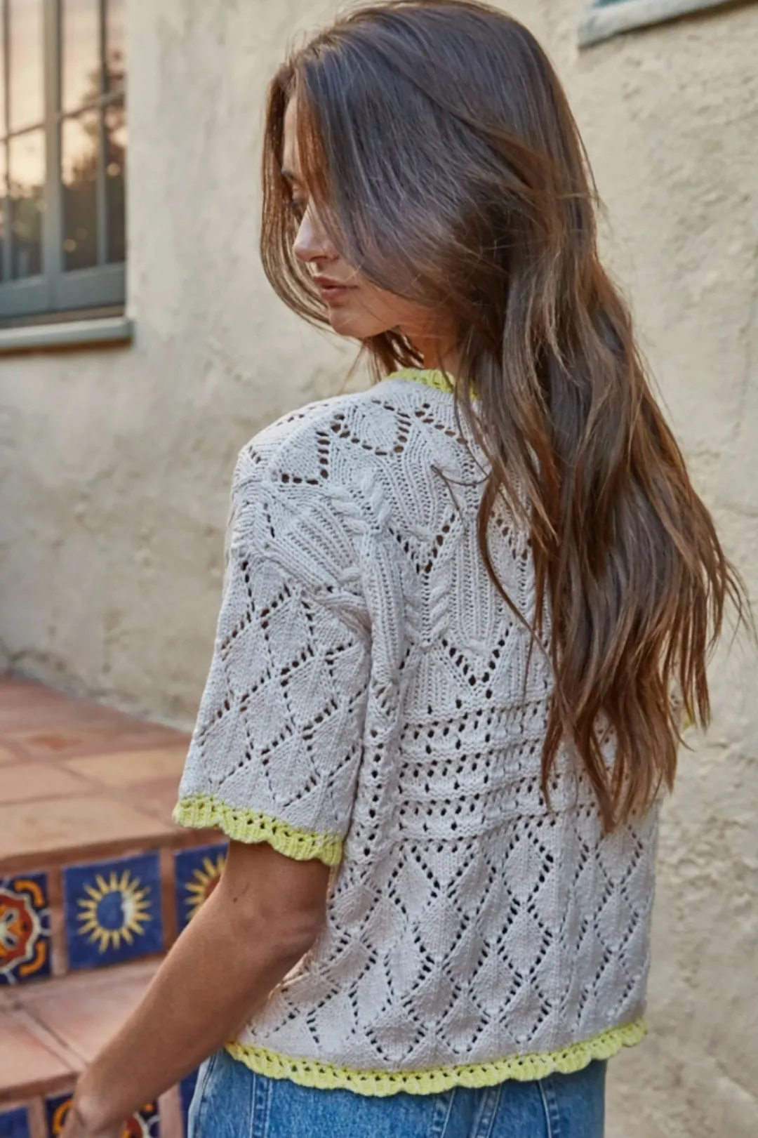 Hailey Crochet Sweater