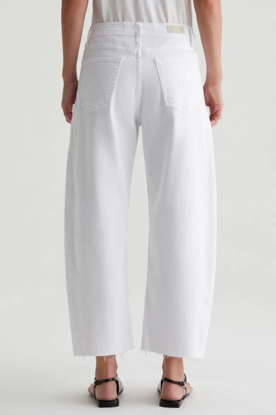 Hattie Barrel Leg Crop Jeans