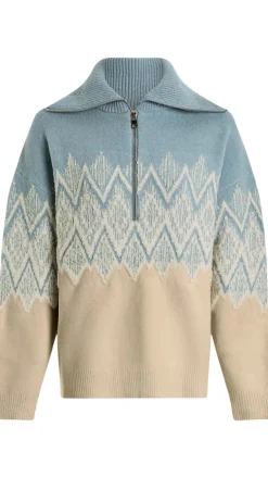 Hedda Fairisle Half Zip