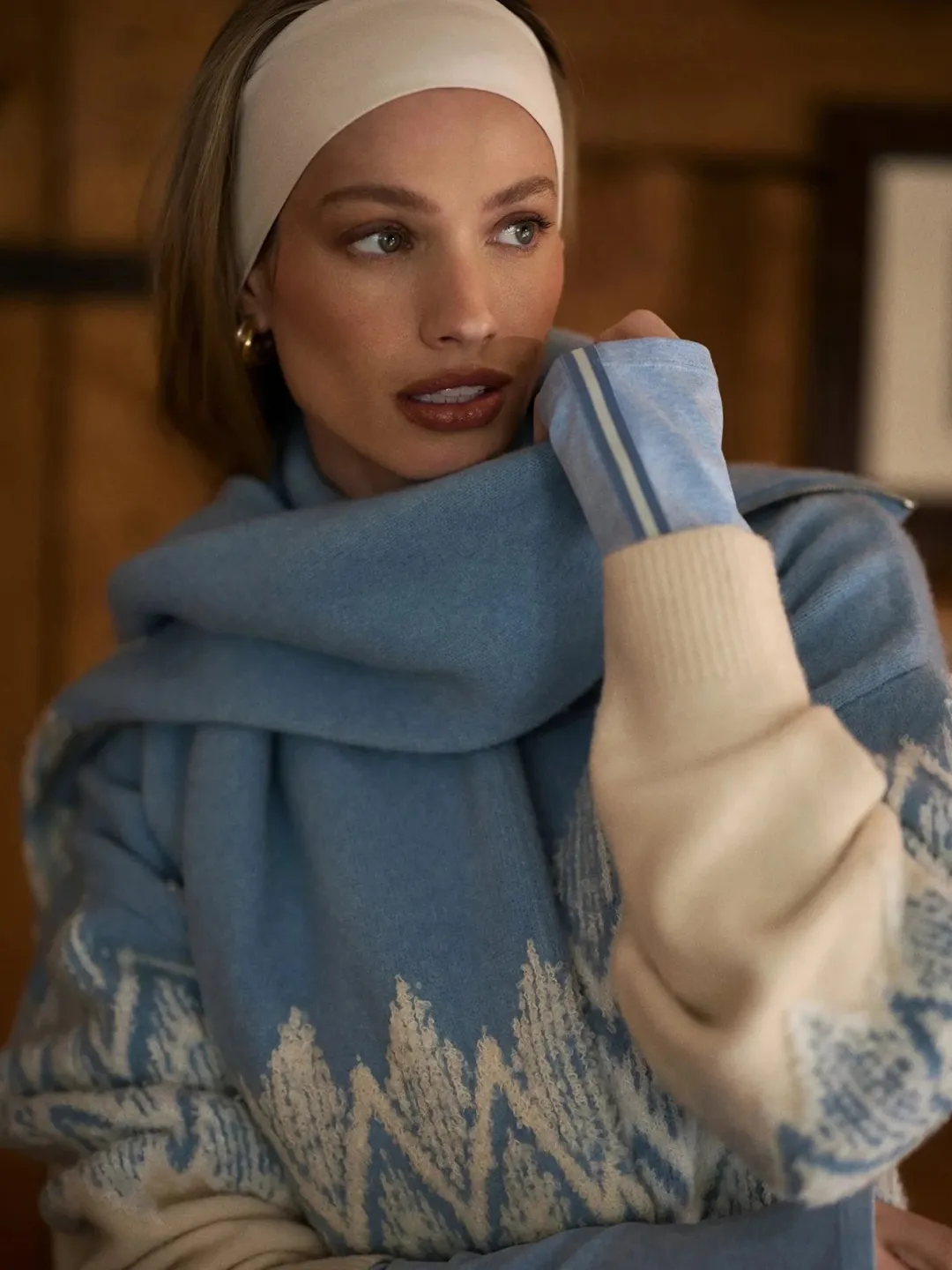 Hedda Fairisle Half Zip