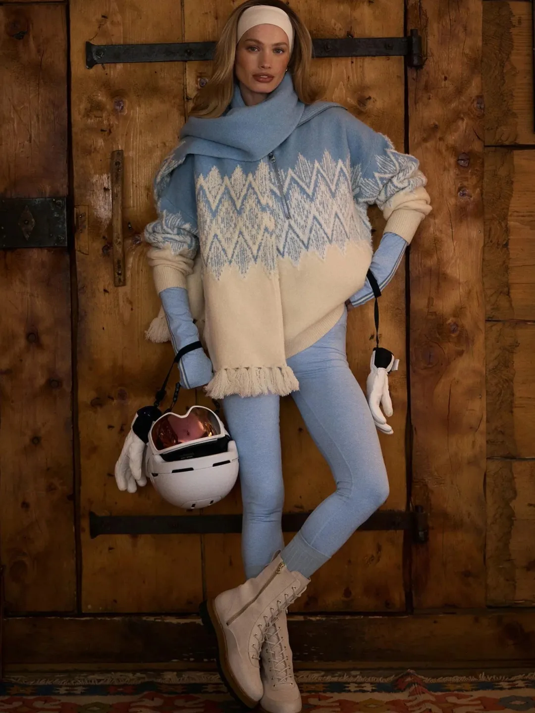 Hedda Fairisle Half Zip