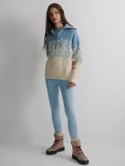 Hedda Fairisle Half Zip