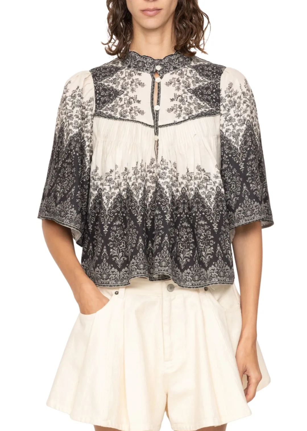 Hedra Print Blouse